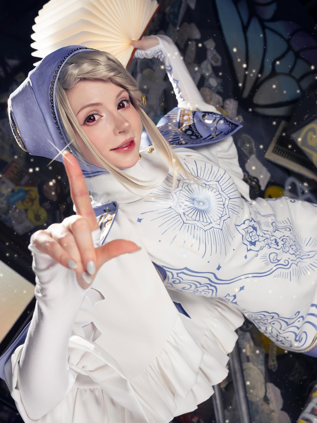 艾什莉体模PeachMilky cos《街头霸王6》英格丽德