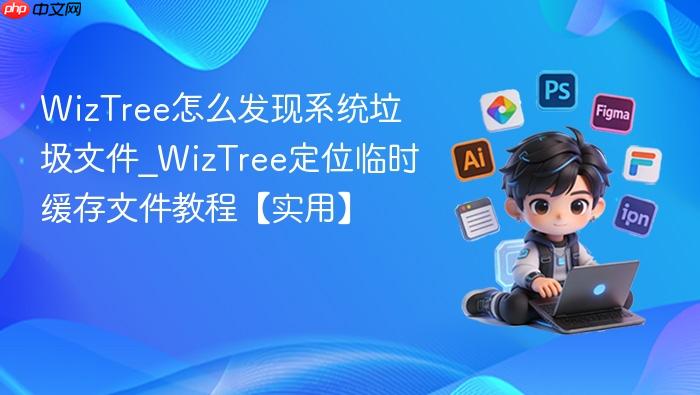  WizTree怎么发现系统垃圾文件_WizTree定位临时缓存文件教程【实用】