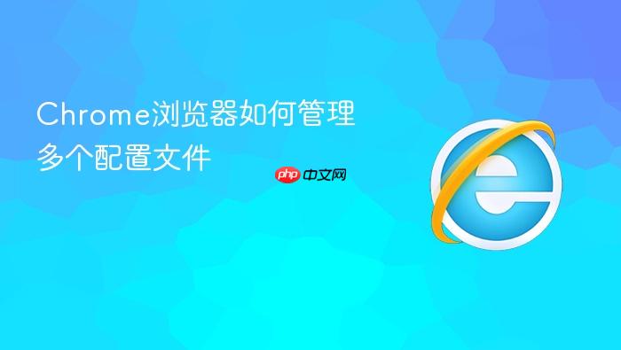  Chrome浏览器如何管理多个配置文件
