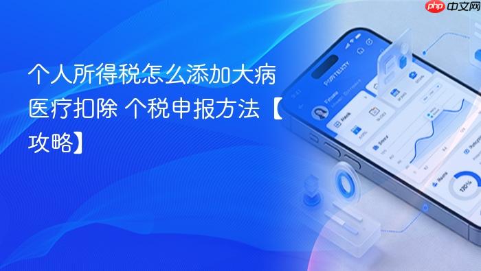 个税申报方法【攻略】  个人所得税怎么添加大病医疗扣除