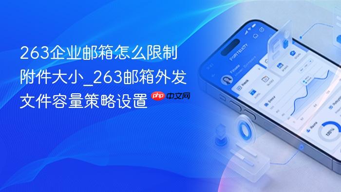  263企业邮箱怎么限制附件大小_263邮箱外发文件容量策略设置