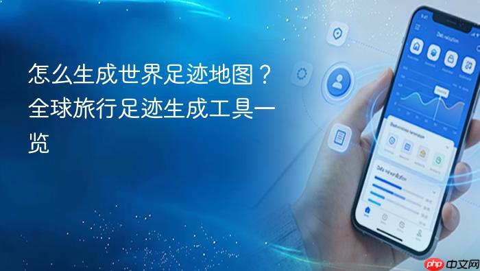 怎么生成世界足迹地图?全球旅行足迹生成工具一览