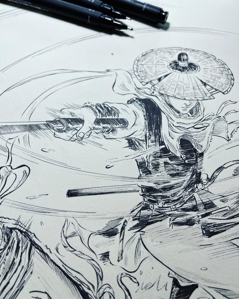 热血江湖手绘作品怎么画?3分钟教会你经典角色!
