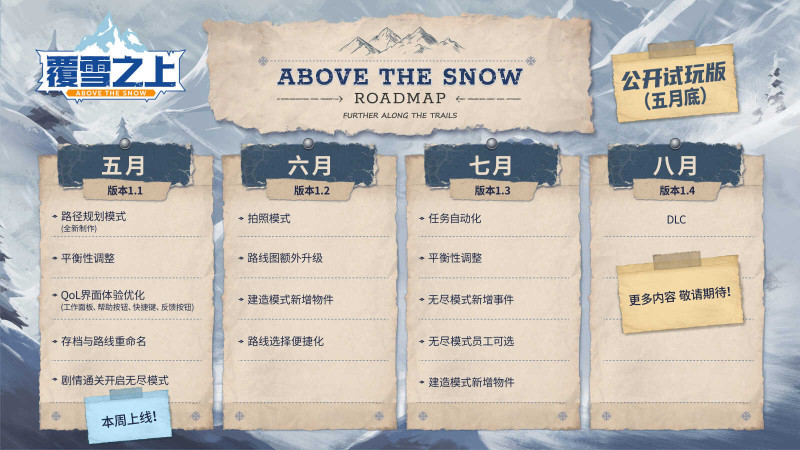 叙事向模拟经营《覆雪之上》正式确认参加ChinaJoy展