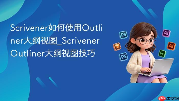 Outliner大纲视图技巧 Scrivener如何使用Outliner大纲视图_Scrivener