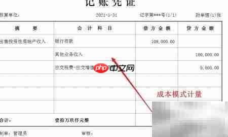 投资性房地产出售会计处理